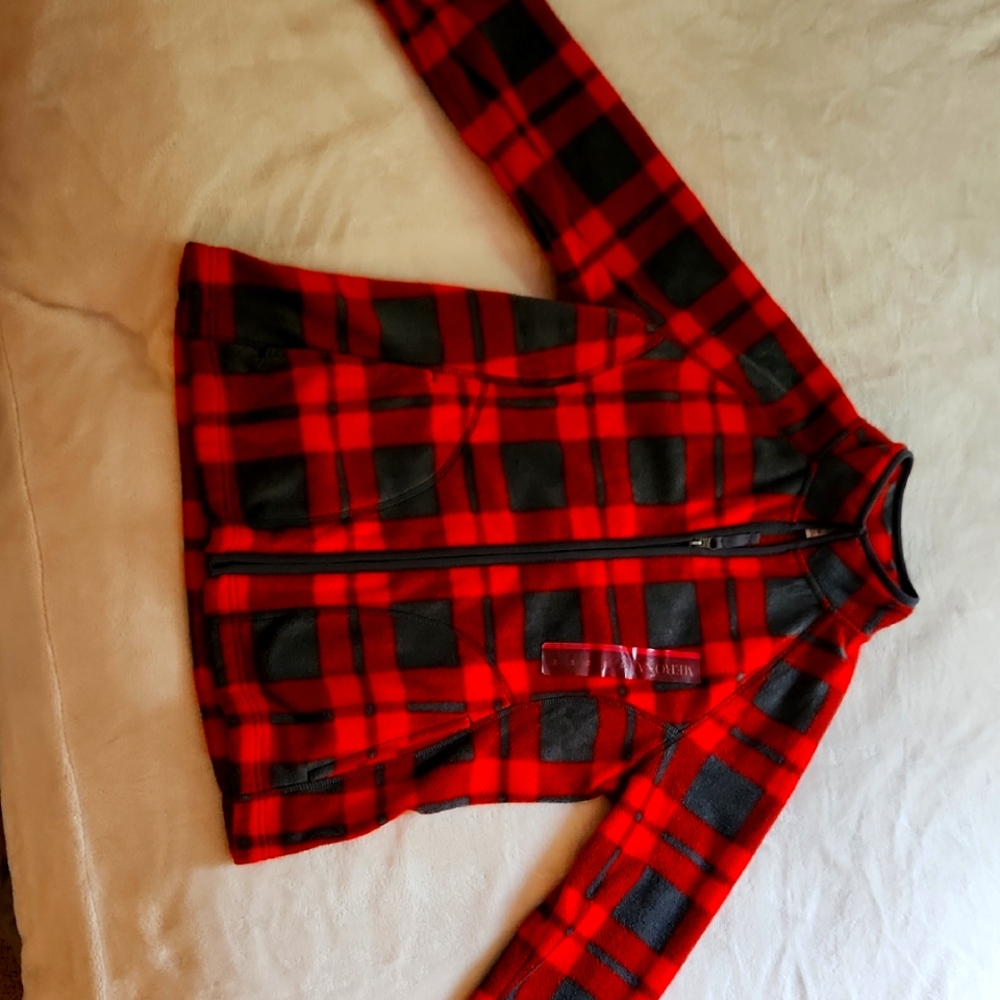 Red and Black Plaid Jacket